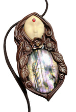 Load image into Gallery viewer, PREORDER Mother Earth, Sacred Feminine Goddess Necklace, Gaia Pachamama Jewelry
