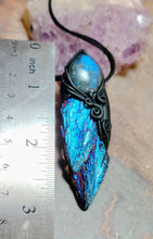 Load image into Gallery viewer, PREORDER Andromedan Starseed Jewelry | Kyanite Necklace | Andromeda Star Soul Pendant

