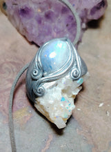 Load image into Gallery viewer, PREORDER Pleiadian Starseed Necklace | Angel Aura Quartz, Moonstone | Origins Activation Jewelry
