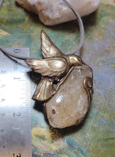 Load image into Gallery viewer, PREORDER The Hummingbird | San Pedro Cactus, Huachuma, Jewelry | Spirit Animal Shamanic Necklace Pendant

