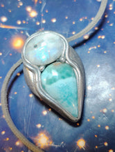 Load image into Gallery viewer, PREORDER Sea Witch, Larimar Mermaid Necklace Pendant. Mermaidcore Jewelry

