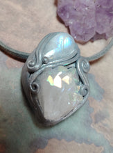 Load image into Gallery viewer, PREORDER Pleiadian Starseed Necklace |Angel Aura Quartz, Moonstone | Pleiadean Origins Activation Jewelry
