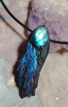 Load image into Gallery viewer, PREORDER Andromedan Starseed Jewelry | Kyanite Necklace | Andromeda Star Soul Pendant

