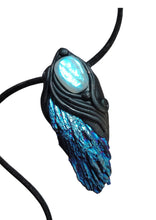 Load image into Gallery viewer, PREORDER Andromeda.  Kyanite Crystal Pendant Labradorite Necklace | Starseed Andromeda Origins Jewelry
