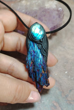 Load image into Gallery viewer, PREORDER Andromedan Starseed Jewelry | Kyanite Necklace | Andromeda Star Soul Pendant
